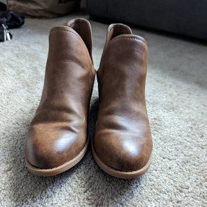 Brown booties